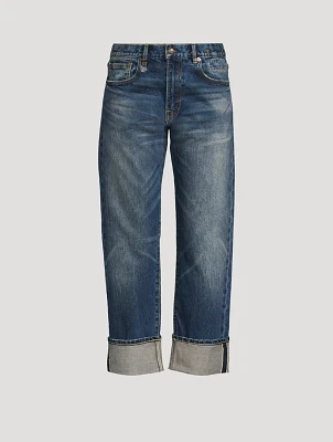 Romeo Straight-Leg Cropped Jeans