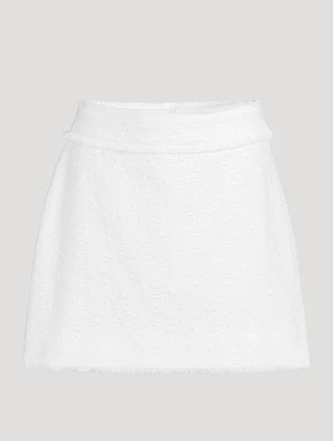 Raschel Tweed Mini Skirt