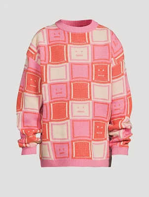 Face Jacquard Sweater