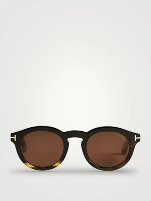 Round Horn Sunglasses