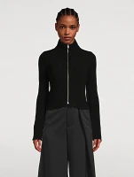 Zip-Front Cardigan