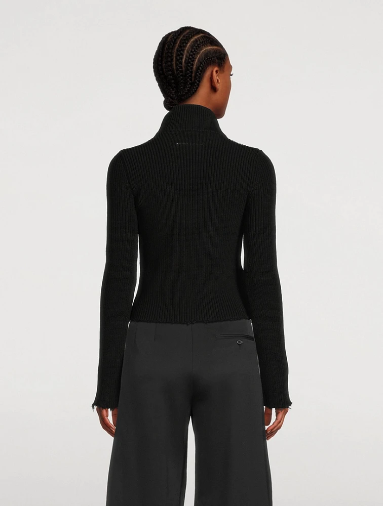 Zip-Front Cardigan