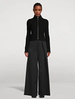 Zip-Front Cardigan