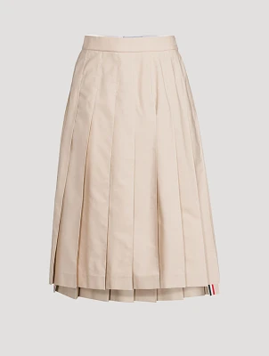 Pleated Midi Skirt