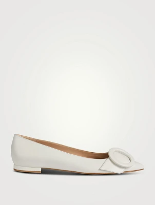 Venezia Leather Ballet Flats