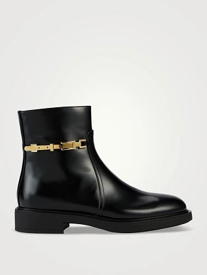 Martine Leather Ankle Boots