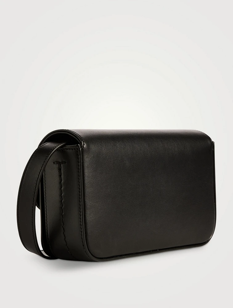 Micro T Timeless Leather Crossbody Bag