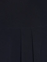 High-Waisted Pleated Trousers