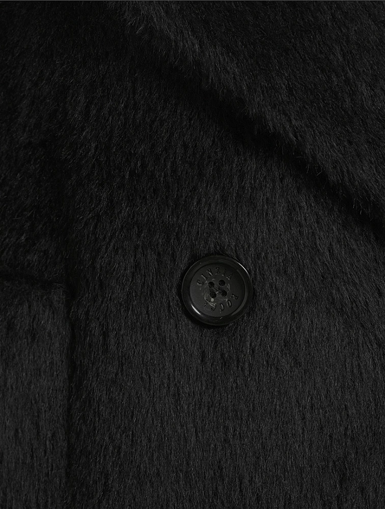 Alpaca And Wool Double-Breasted Peacoat
