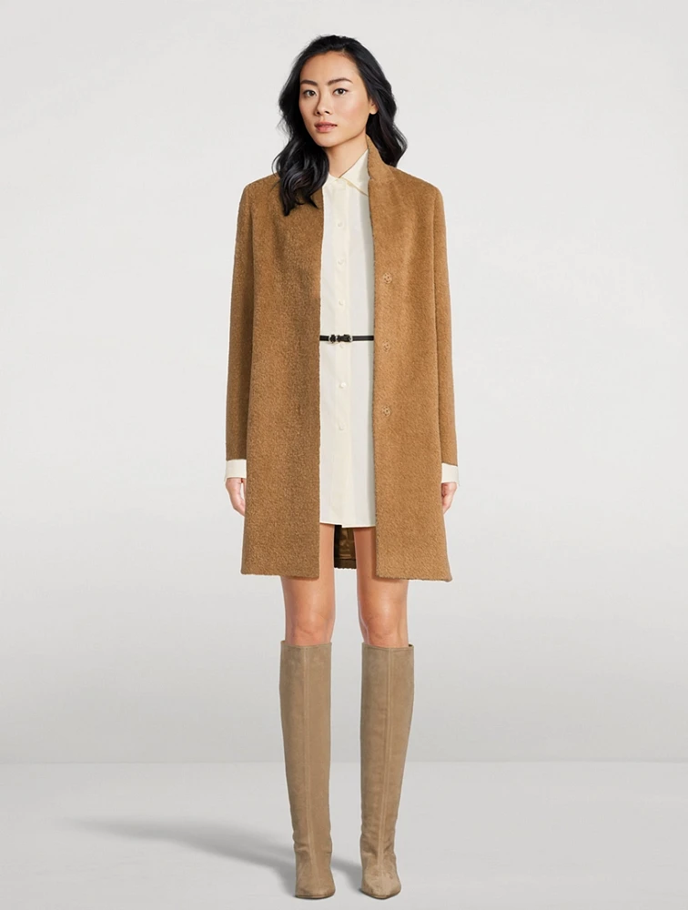 Wool-Alpaca Overcoat