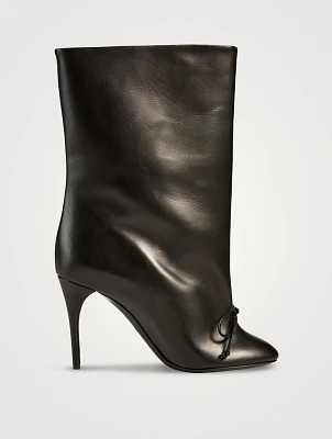 Decolette Leather Boots