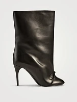 Decolette Leather Boots