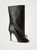 Decolette Leather Boots