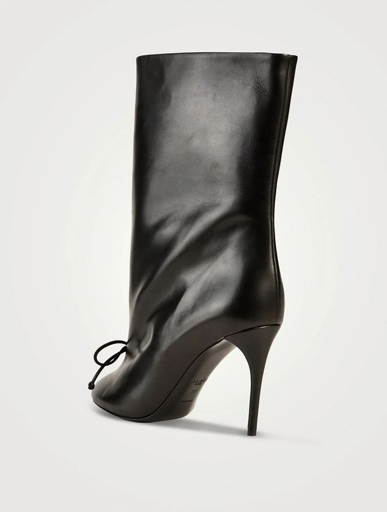 Decolette Leather Boots
