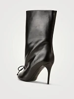 Decolette Leather Boots