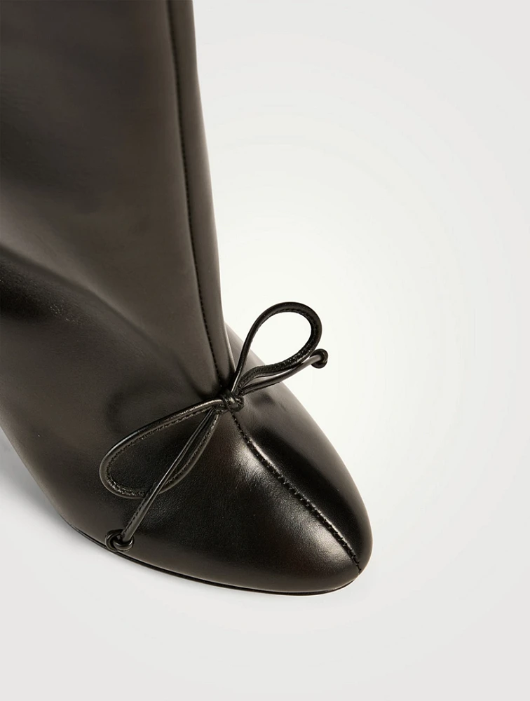 Decolette Leather Boots