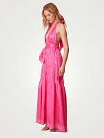 Vendima Halter Maxi Dress