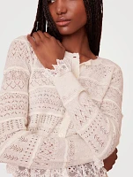 Norden Embroidered Wool Cardigan