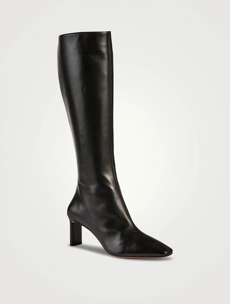 Zenn Leather Knee-High Boots