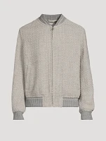 Wool Bomber Jacket
