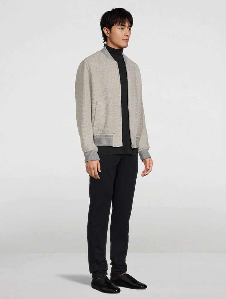 Wool Bomber Jacket