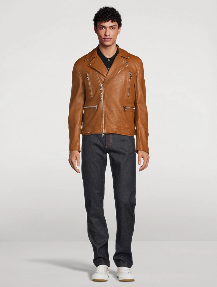 Essential Leather Biker Jacket