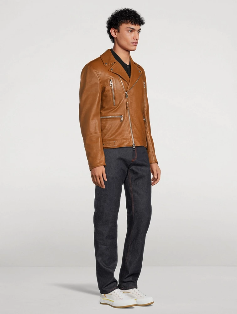 Essential Leather Biker Jacket