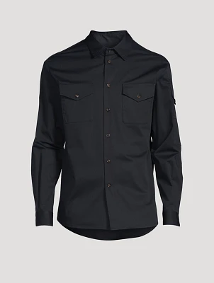 Logo Tape Military Shirt
