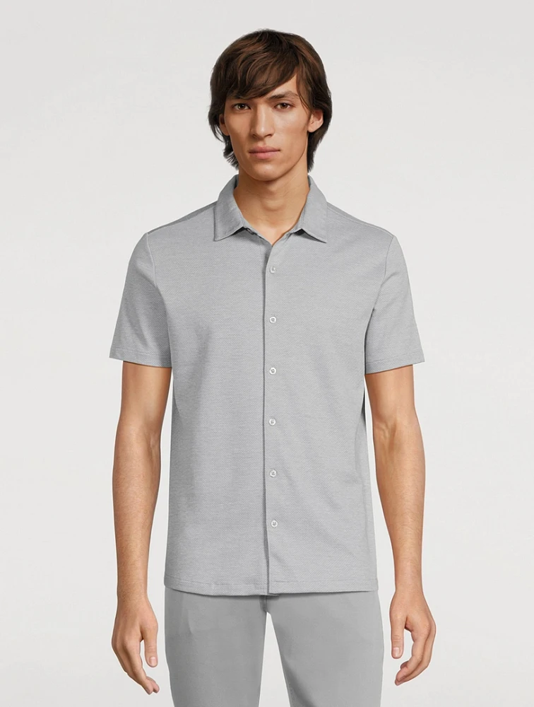 Robbins Short-Sleeve Knit Shirt