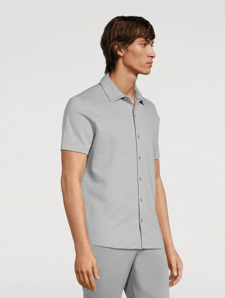 Robbins Short-Sleeve Knit Shirt