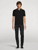 Ross Cotton Silk And Linen Polo Shirt