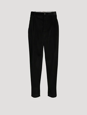 Speek Cotton And Cashmere Corduroy Pants