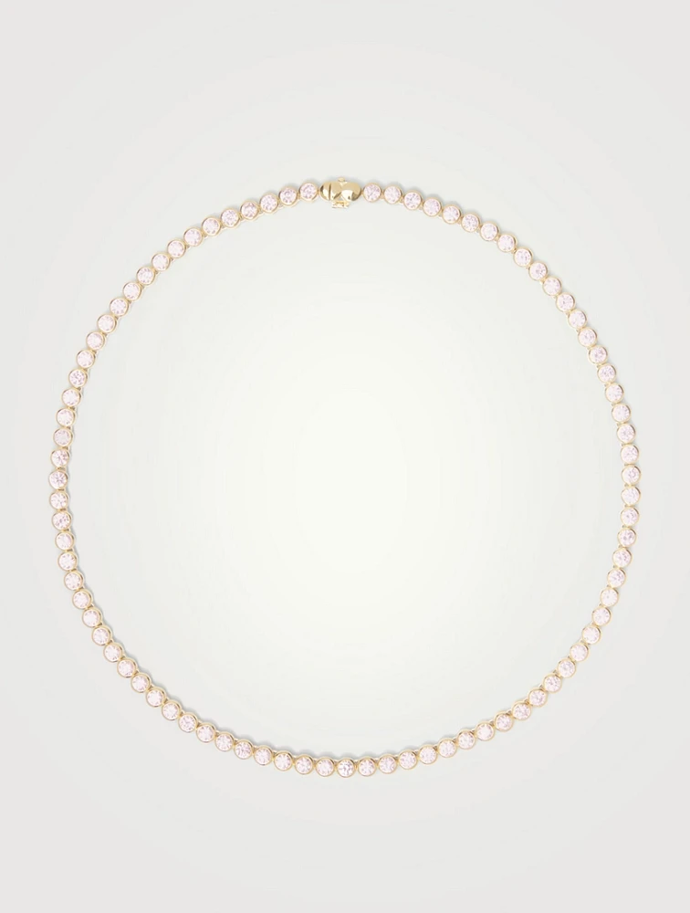 The Bezel Tennis Necklace