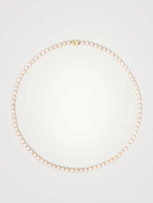 The Bezel Tennis Necklace