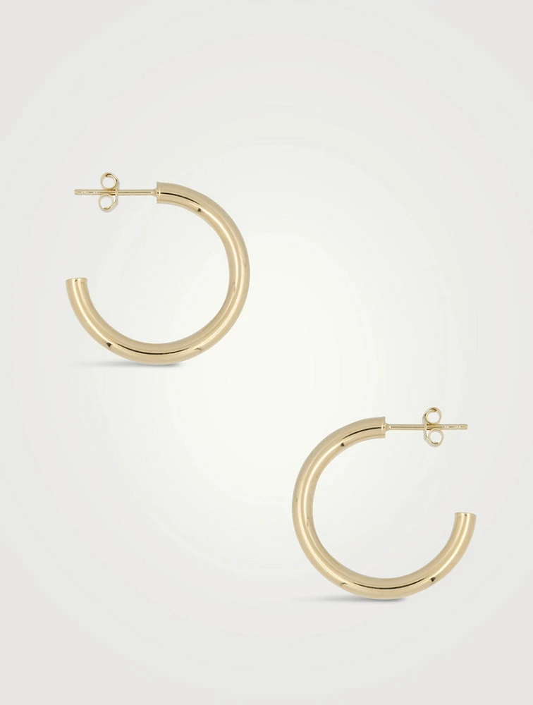 The Small 3mm Tube Hoop Earrings