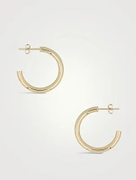 The Small 3mm Tube Hoop Earrings