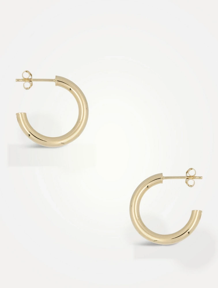 The Mini+ 3mm Tube Hoop Earrings