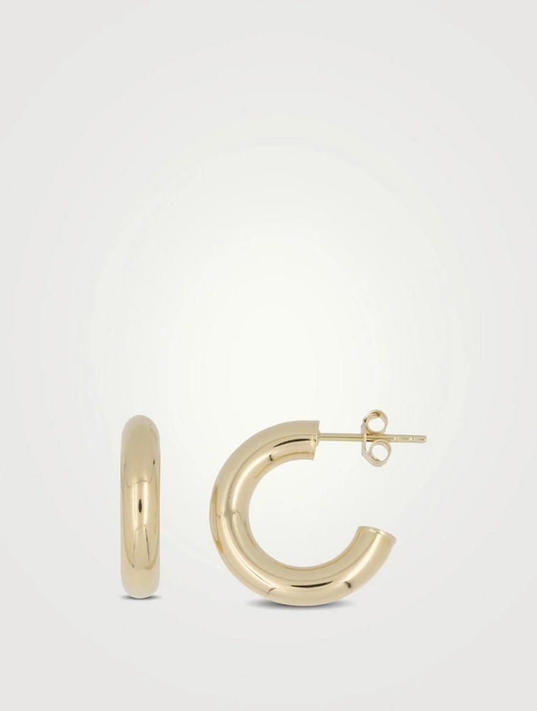 The Mini 4mm Tube Hoop Earrings