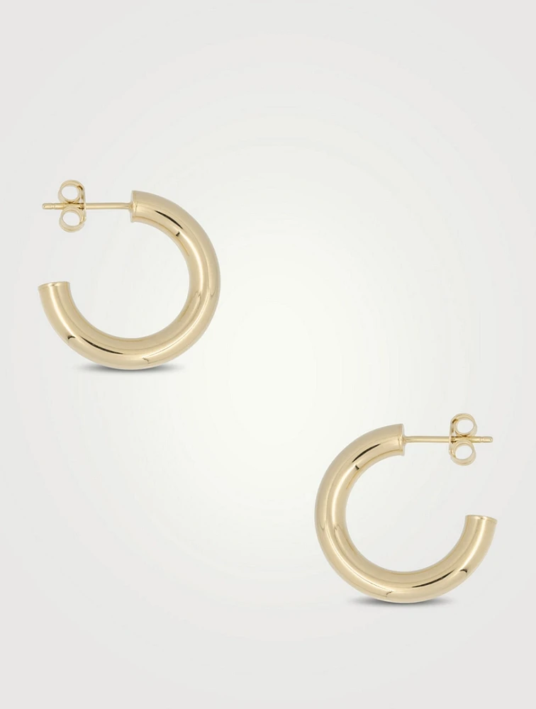 The Mini 4mm Tube Hoop Earrings