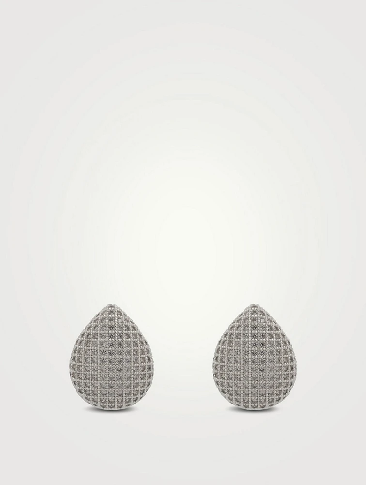 The Pavé Teardrop Earrings