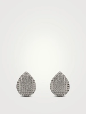 The Pavé Teardrop Earrings