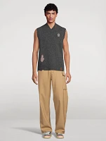 Wool-Blend Cargo Pants