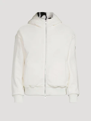 Borden Bunny Monogram Reversible Zip Hoodie