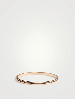 Quatre Classique 18K Rose Gold Bangle Bracelet With PVD