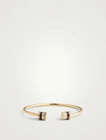 Quatre Classique 18K Gold Two Motif Bracelet With Diamonds And PVD