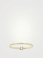 Quatre White Edition 18K Gold Bracelet With Ceramic And Diamonds