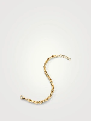 Infinity 18K Gold Chain Bracelet