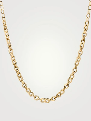 Infinity 18K Gold Necklace