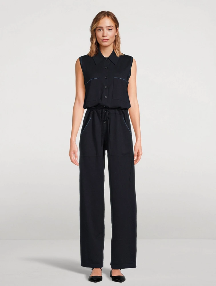 Breezy Sleeveless Coverall