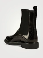 Leather Loafer Boots